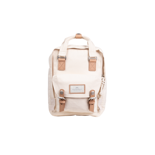 Macaroon Mini Organic Cotton Series Beige Backpack