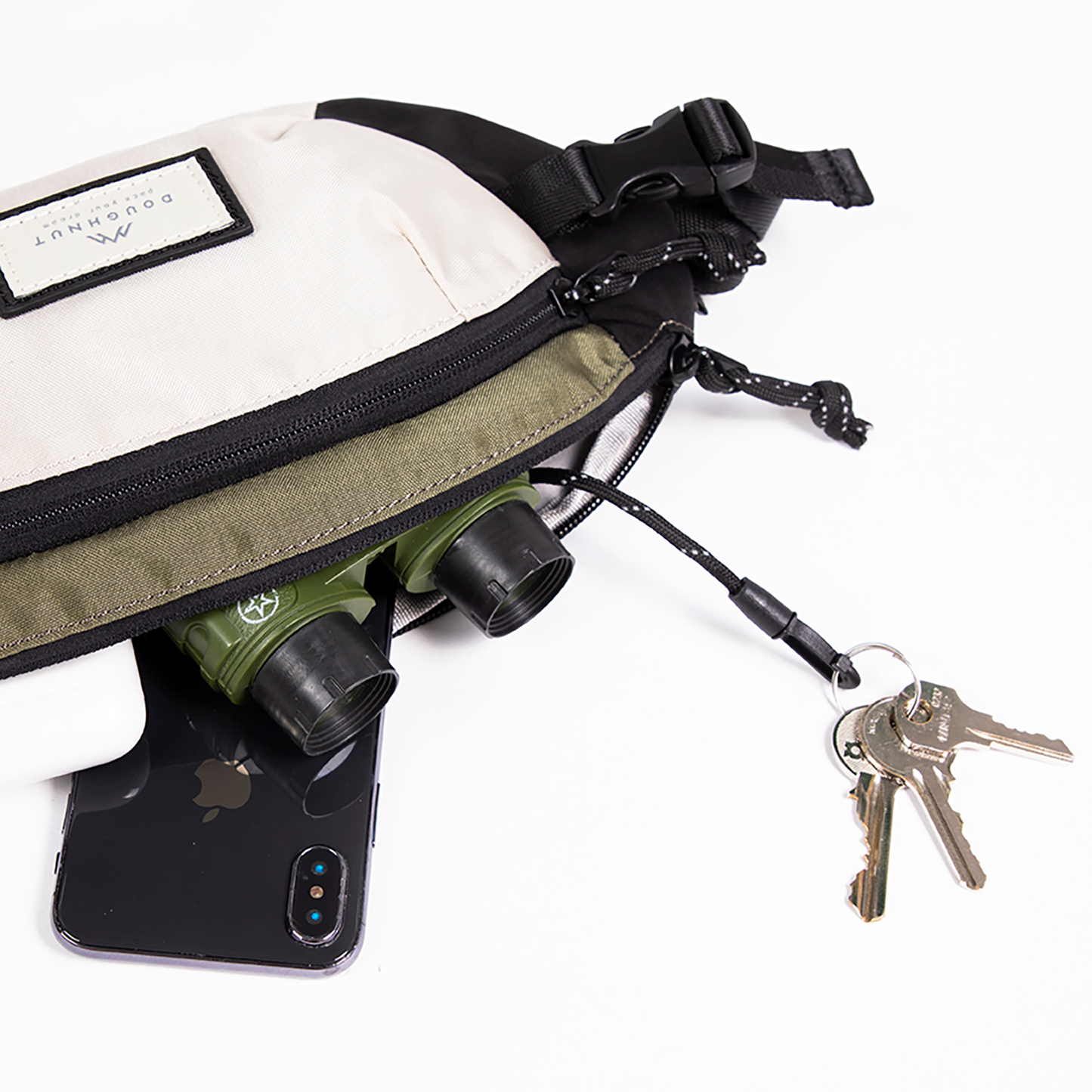 Seattle Jumanji Series Black X Sand Bum Bag