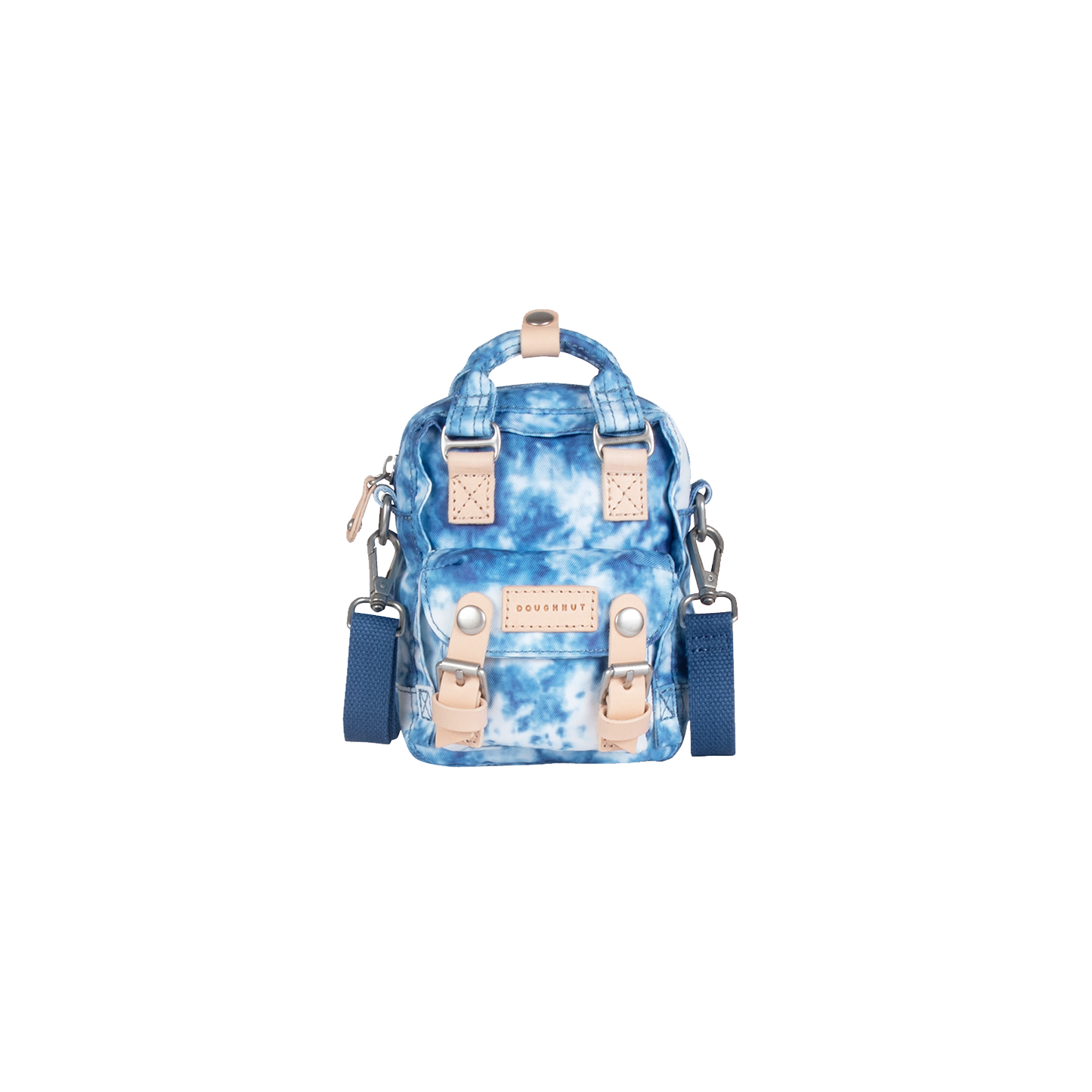 Macaroon Tiny Tie-dye Series Steel Blue Crossbody Bag