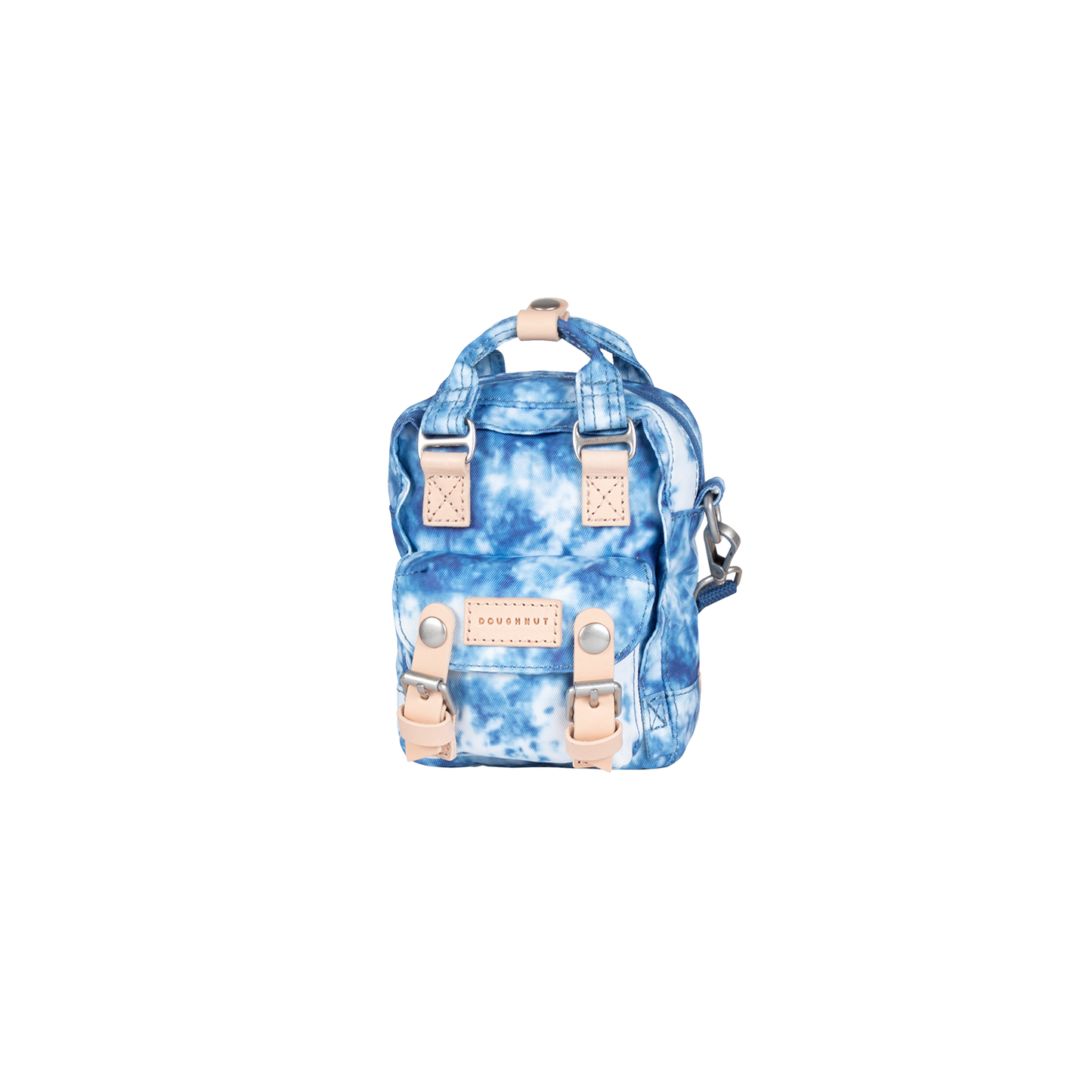 Macaroon Tiny Tie-dye Series Steel Blue Crossbody Bag