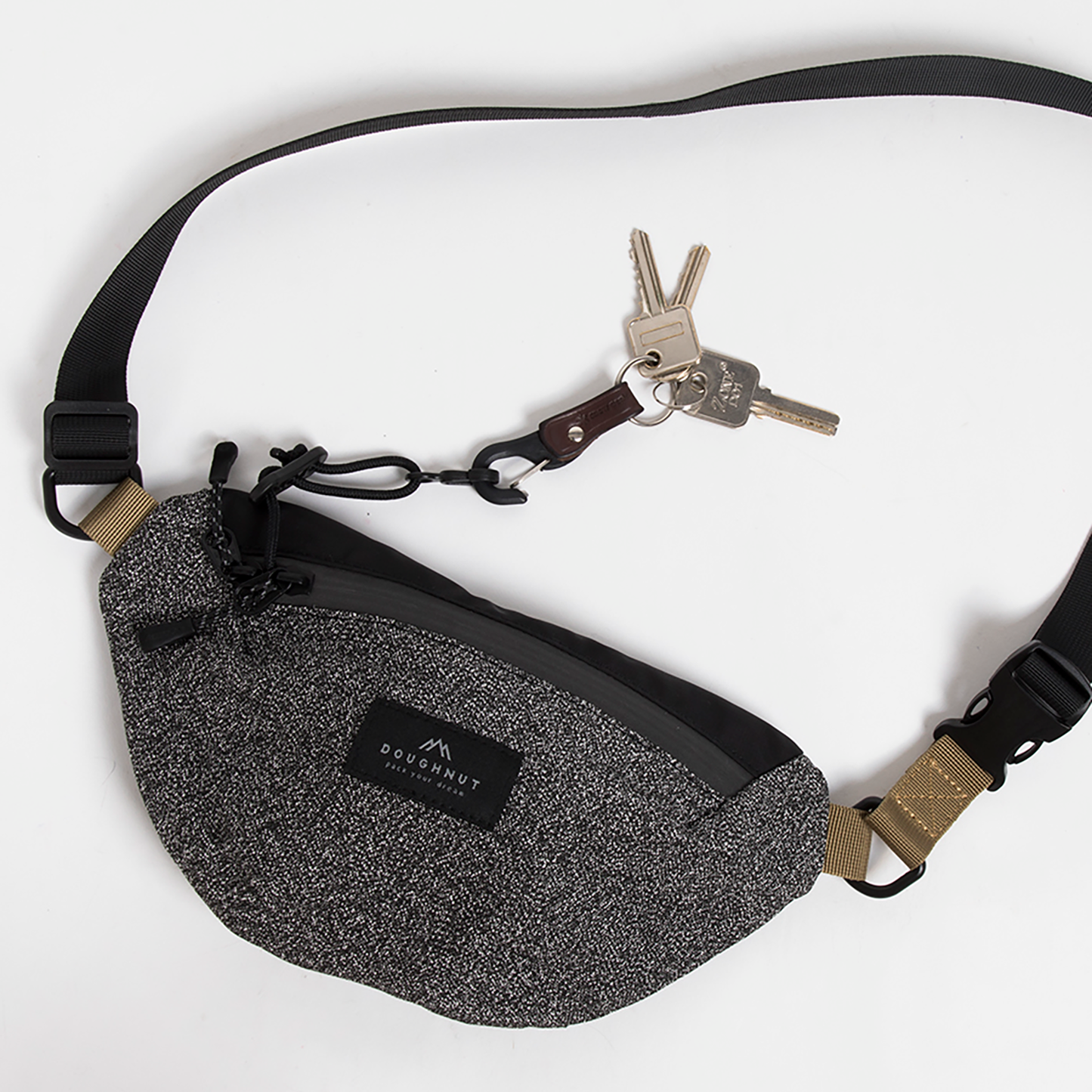 Erratic Shield Series Black Bum Bag