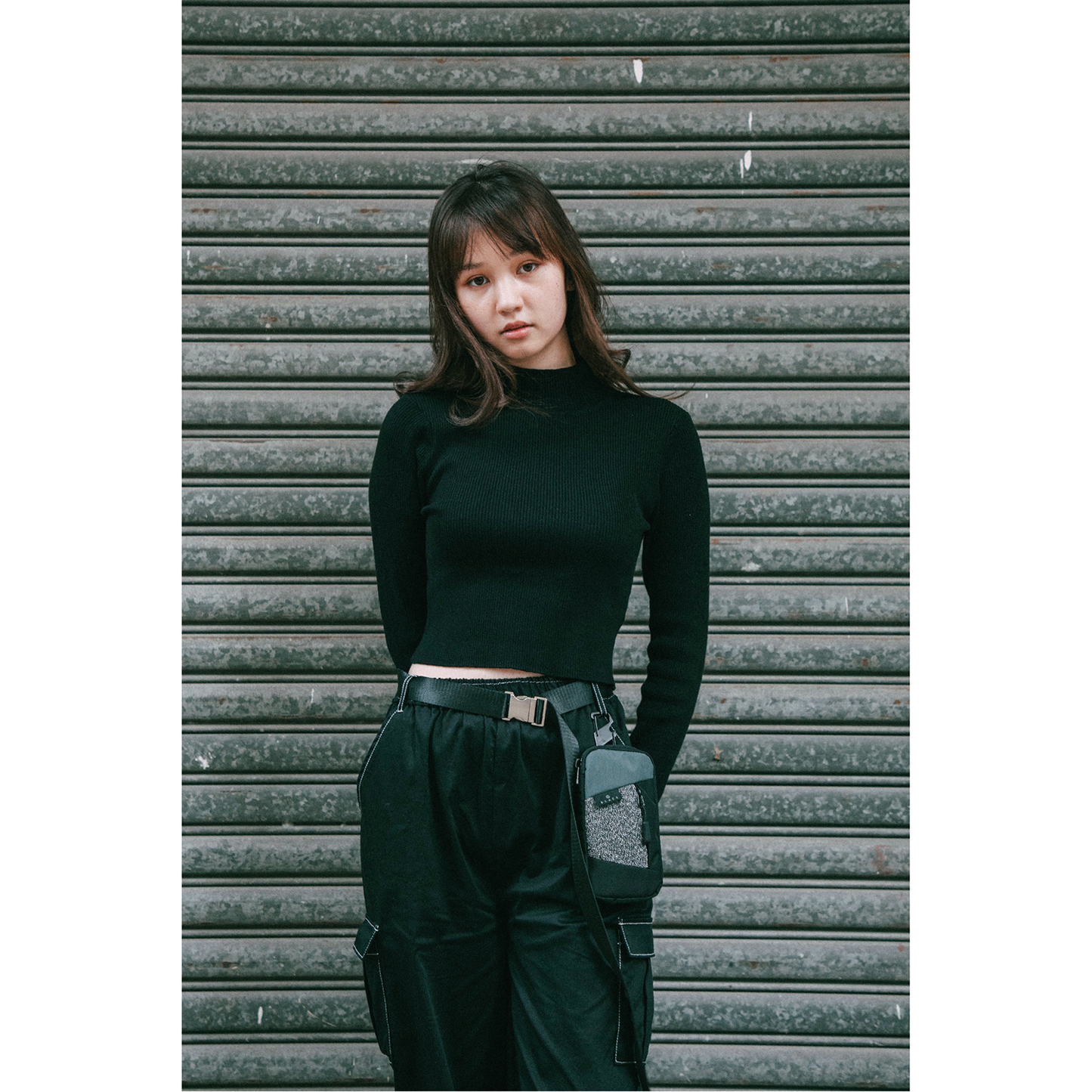 Natty Shield Series Black Wallet