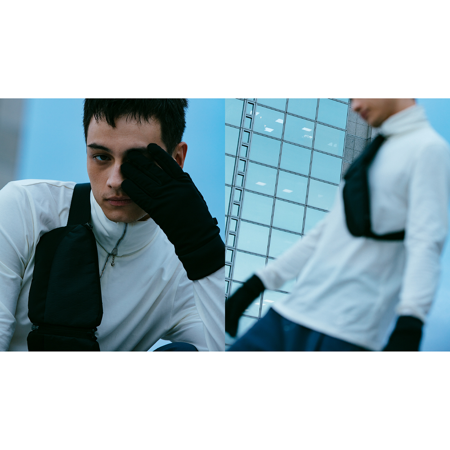 Gemini Black Bum Bag