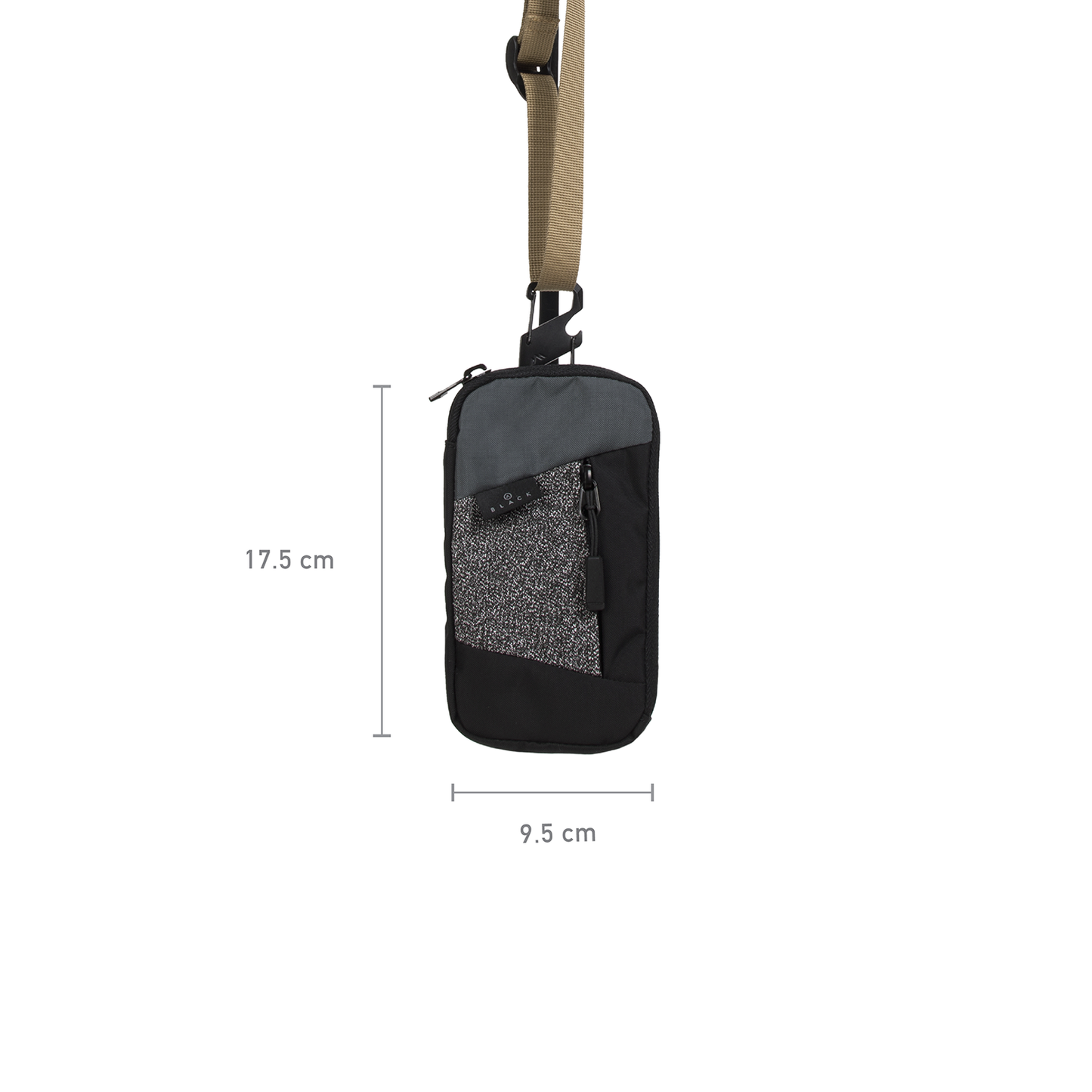 Natty Shield Series Black Wallet